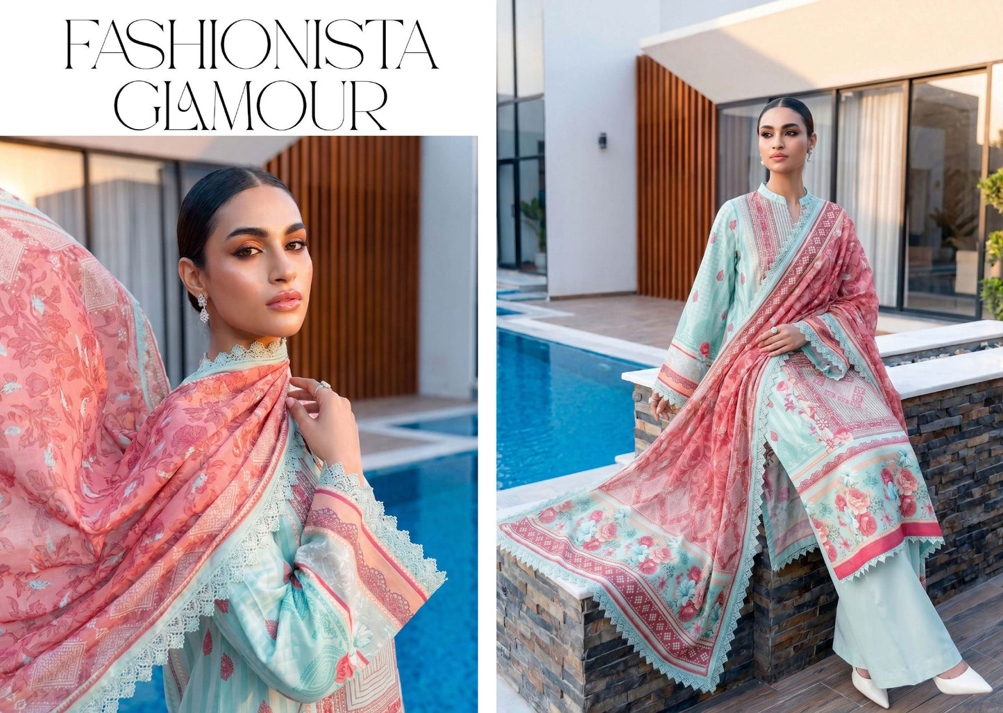 3PC UN-STITCHED LAWN