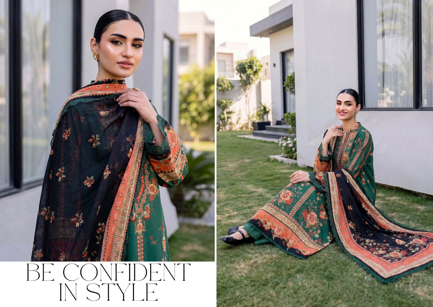 3PC UN-STITCHED LAWN