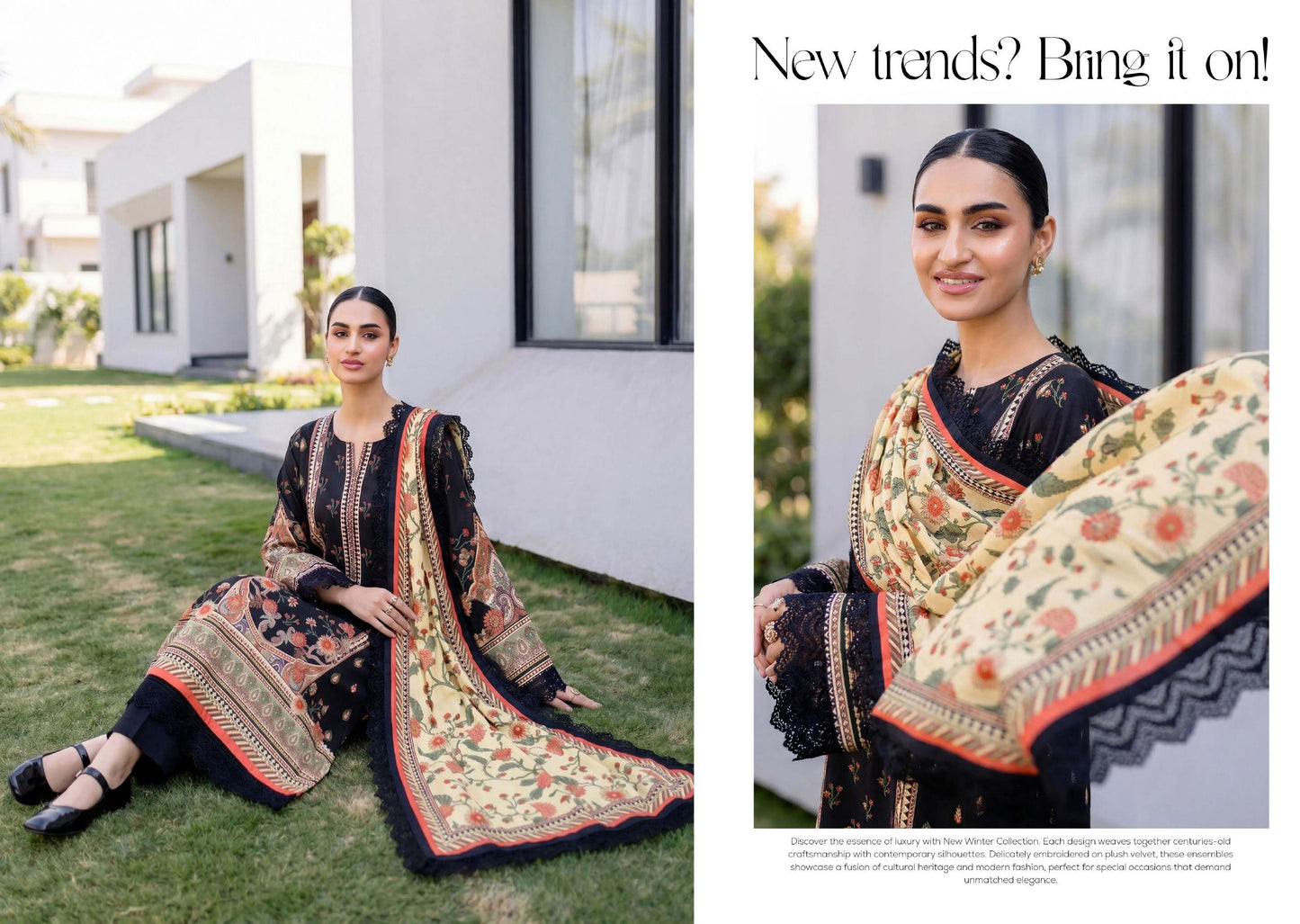 3PC UN-STITCHED LAWN