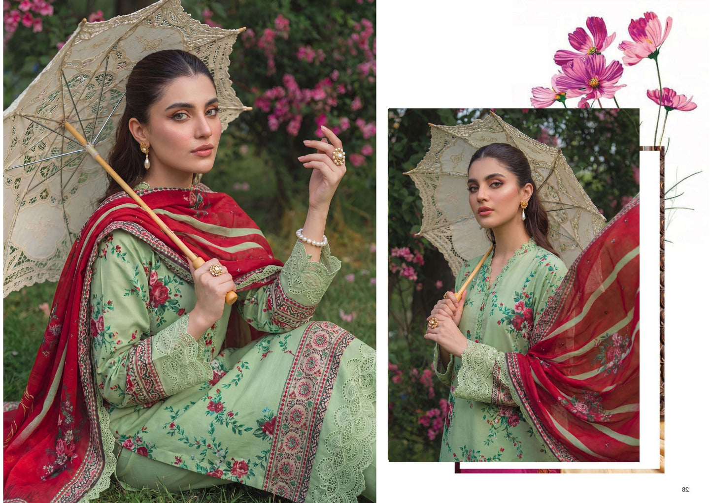 3PC UN-STITCHED LAWN