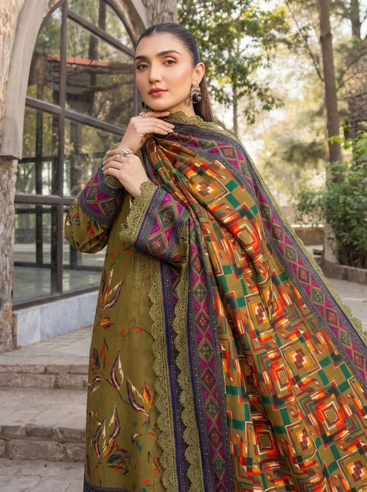 3PC UN-STITCHED LAWN
