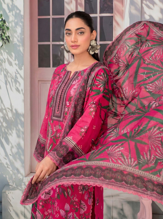 3 PIECE UN-STITCHED LAWN