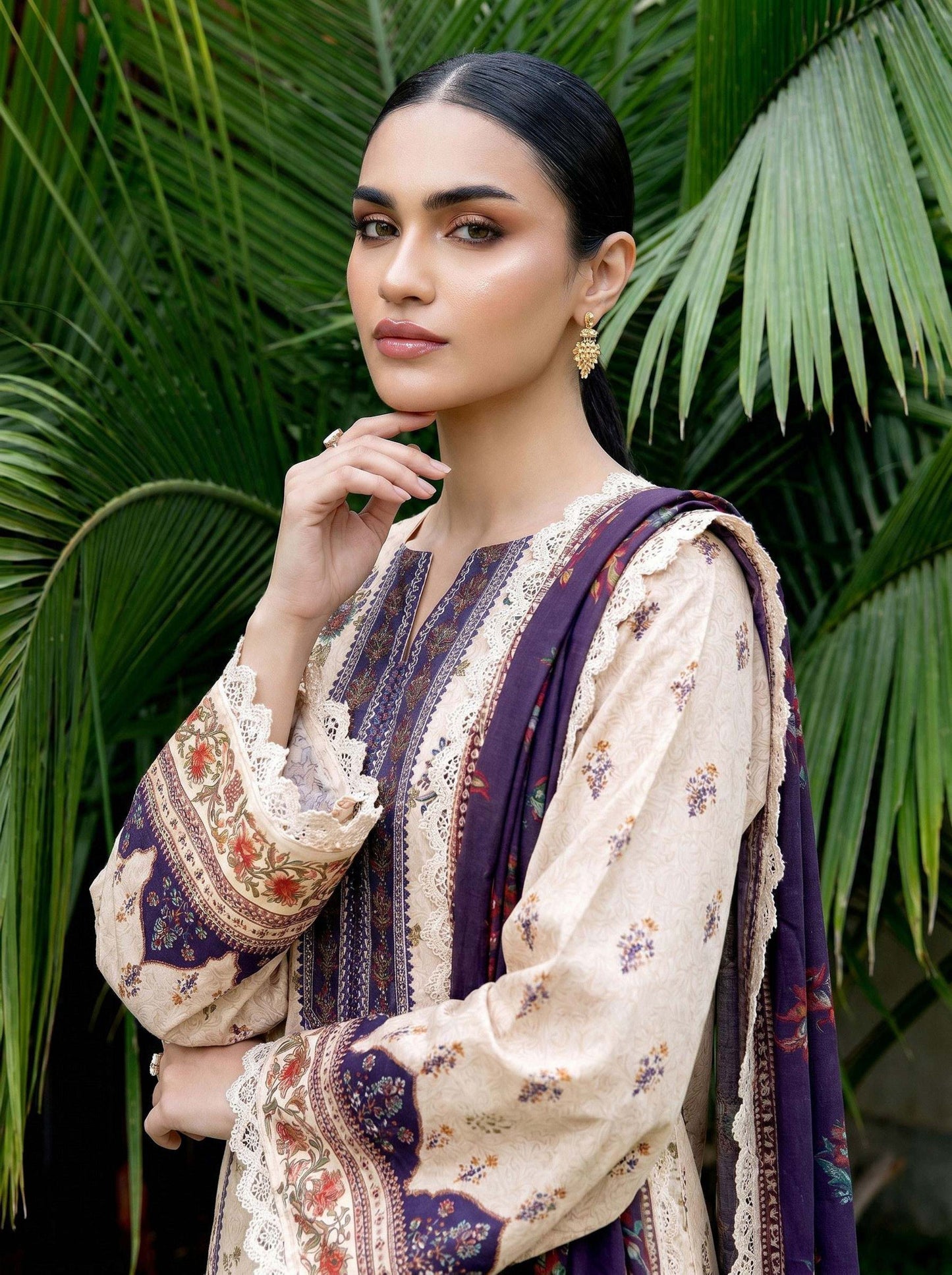 3PC UN-STITCHED LAWN