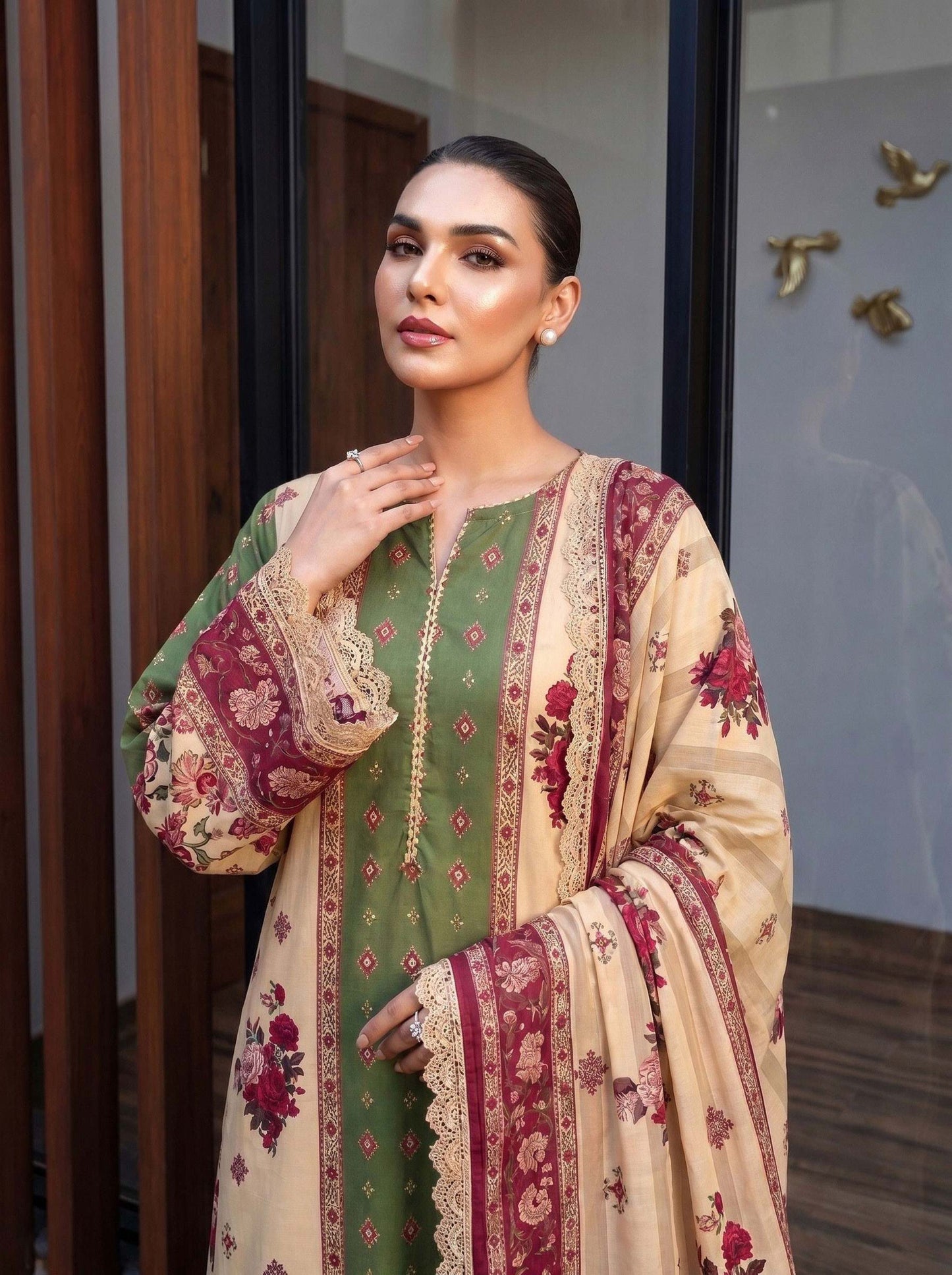 3PC UN-STITCHED LAWN
