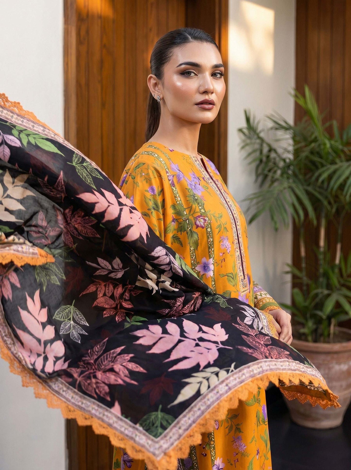 3PC UN-STITCHED LAWN