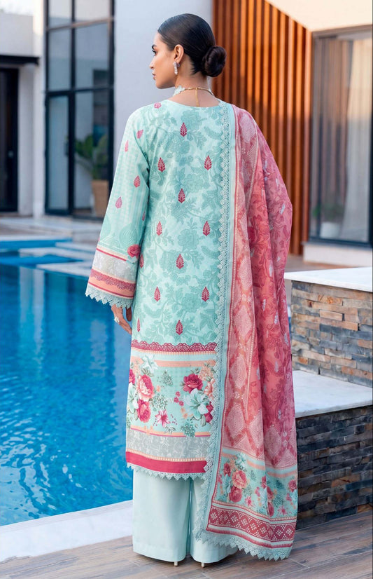 3PC UN-STITCHED LAWN