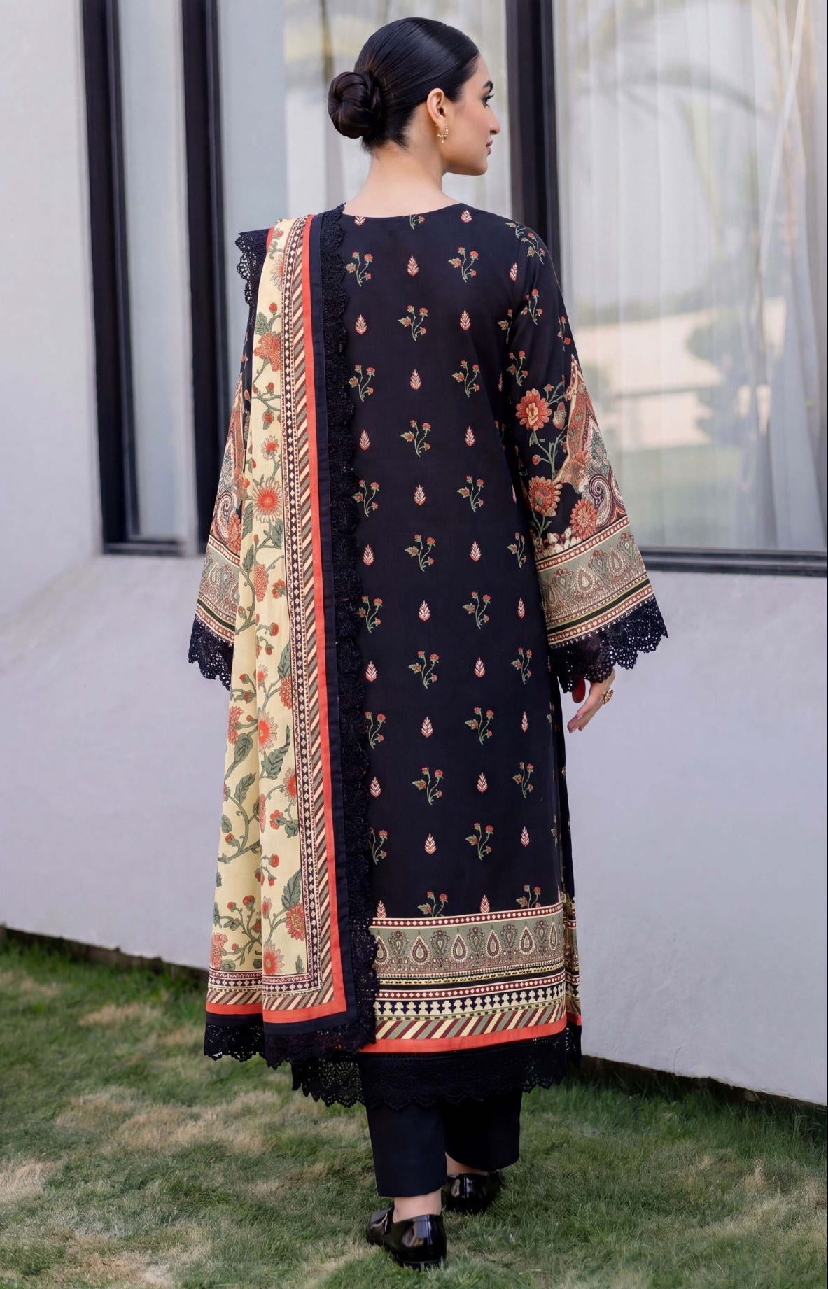 3PC UN-STITCHED LAWN