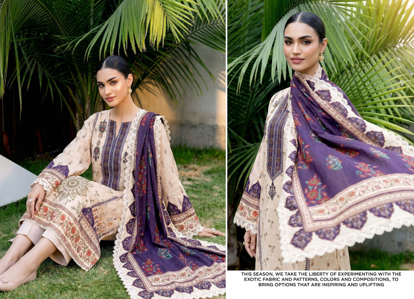 3PC UN-STITCHED LAWN