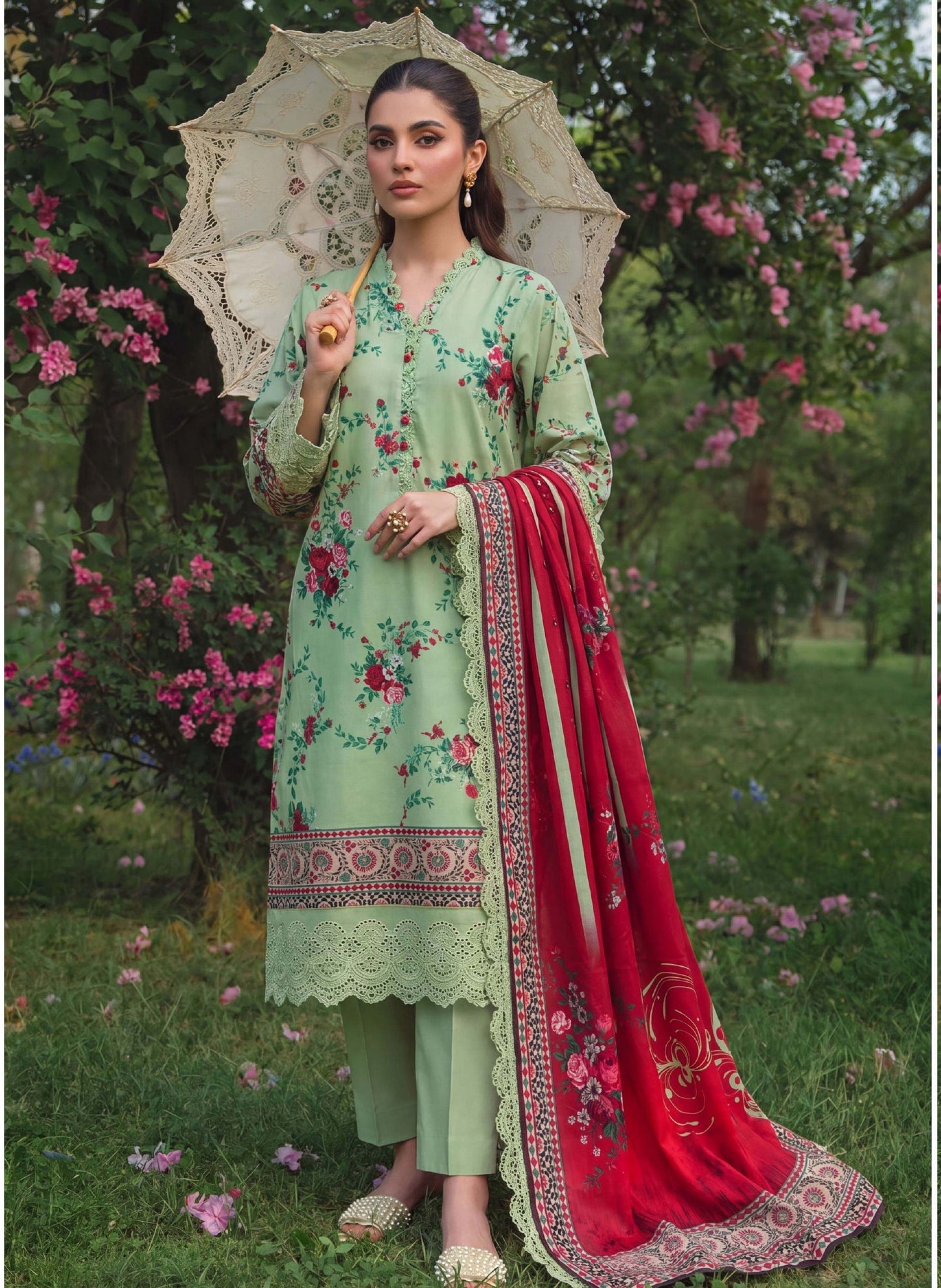 3PC UN-STITCHED LAWN