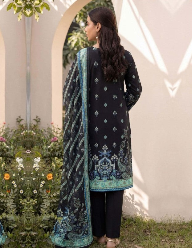 Premium 3 Piece Unstitched Lawn Suit Collection – Elegant Ladies Wear with Dupatta