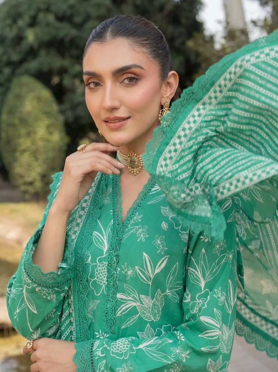 3PC UN-STITCHED LAWN