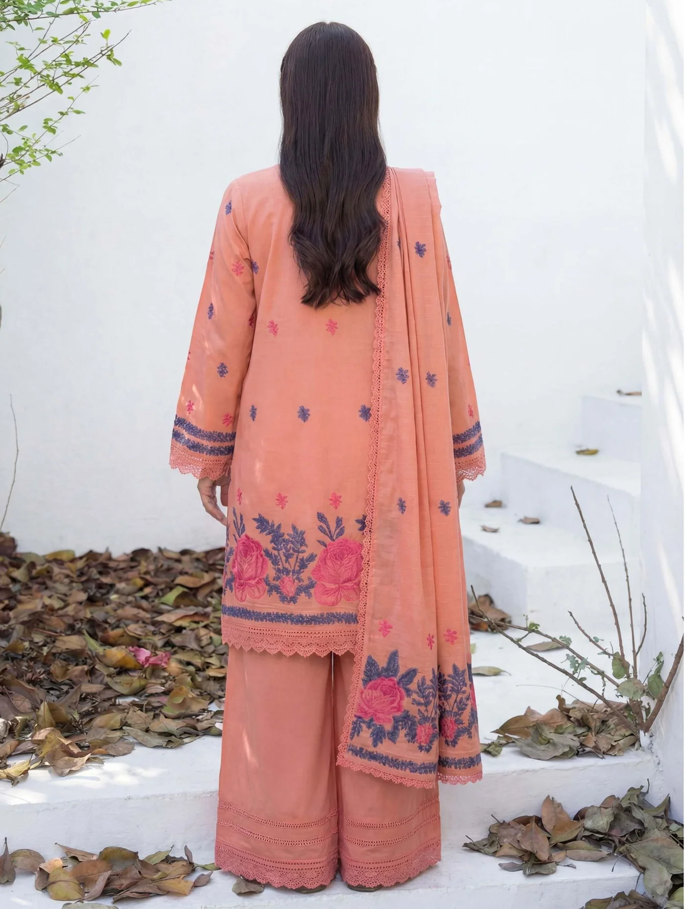 3PC UN-STITCHED JACQUARD LAWN