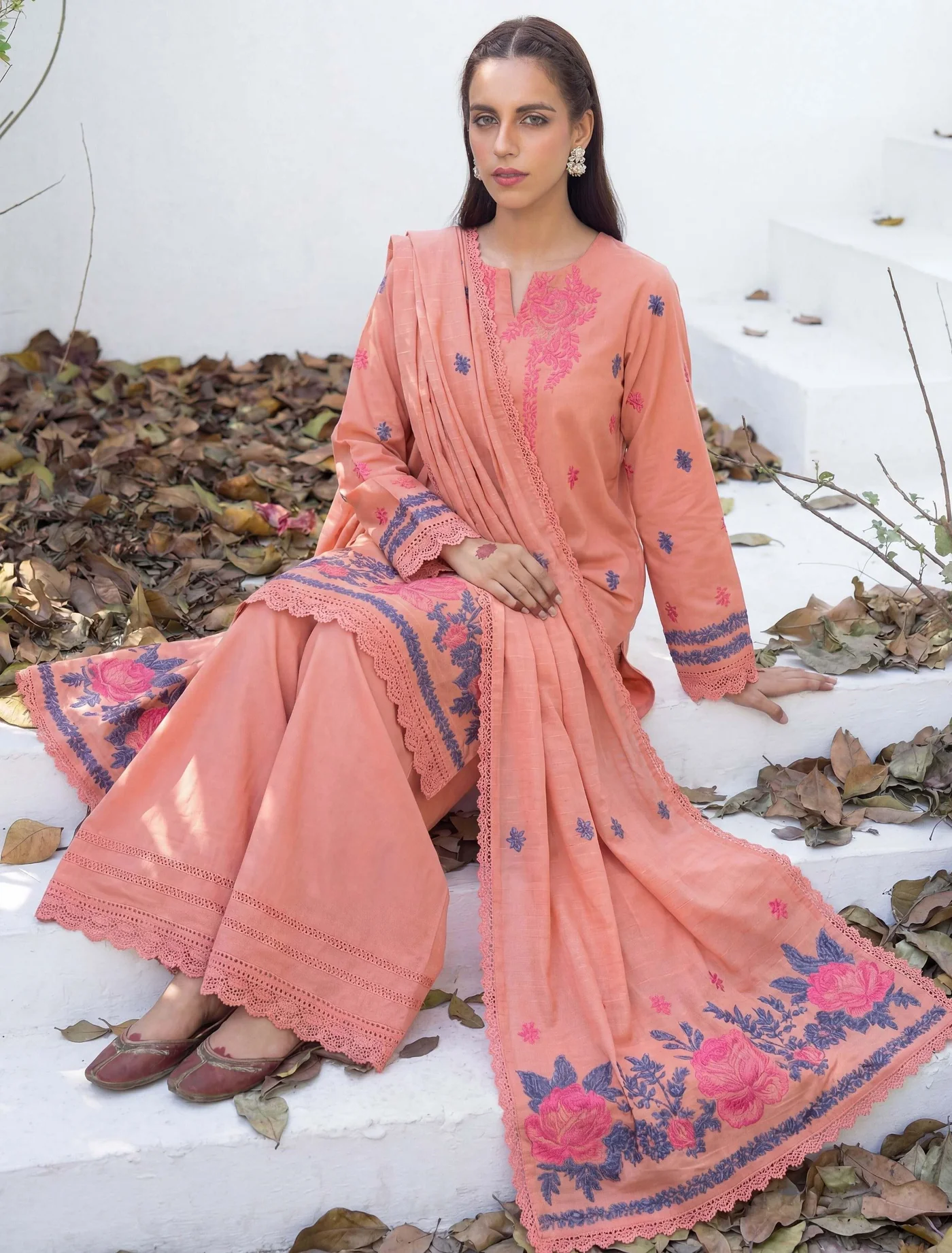 3PC UN-STITCHED JACQUARD LAWN