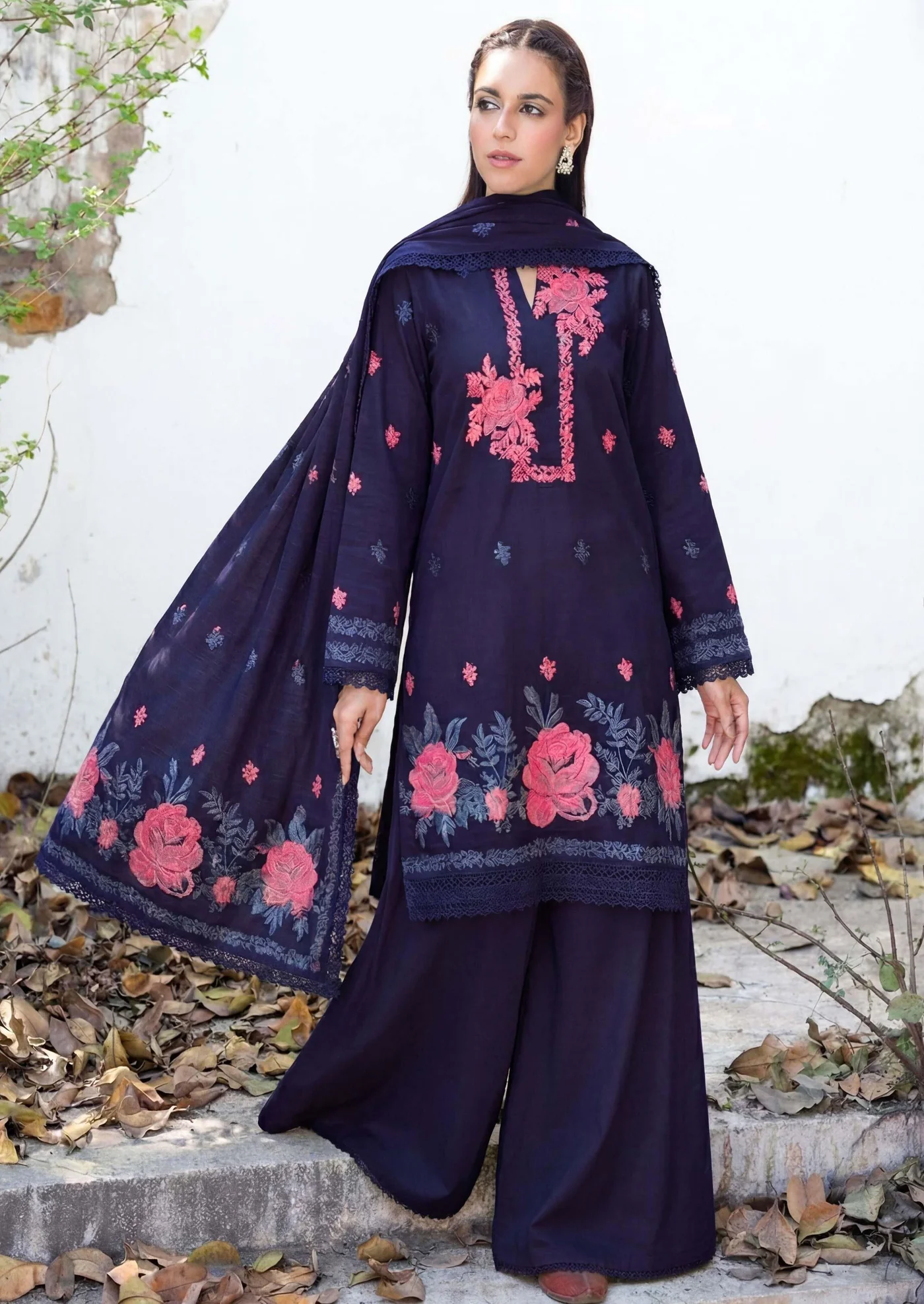 3PC UN-STITCHED JACQUARD LAWN