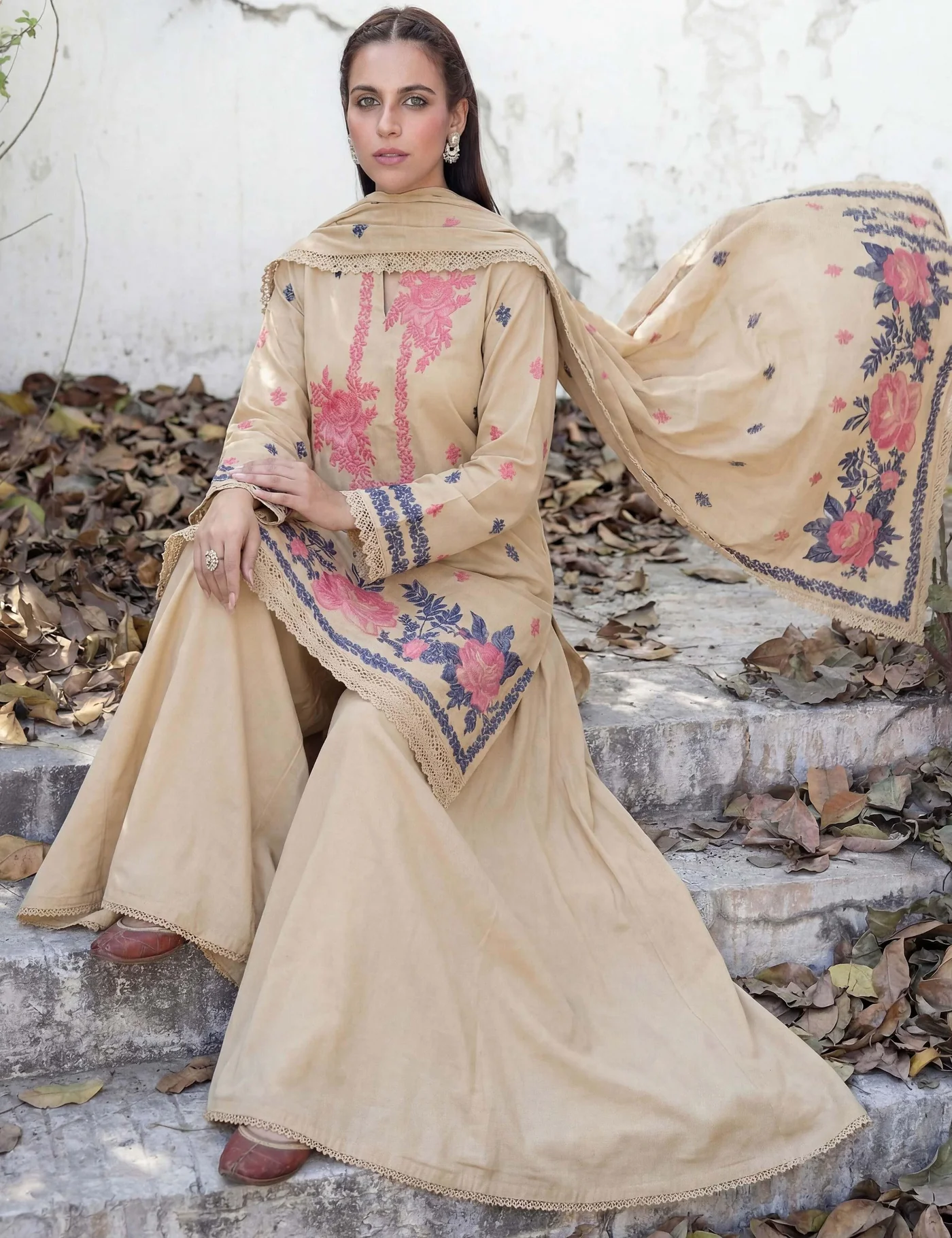 3PC UN-STITCHED JACQUARD LAWN