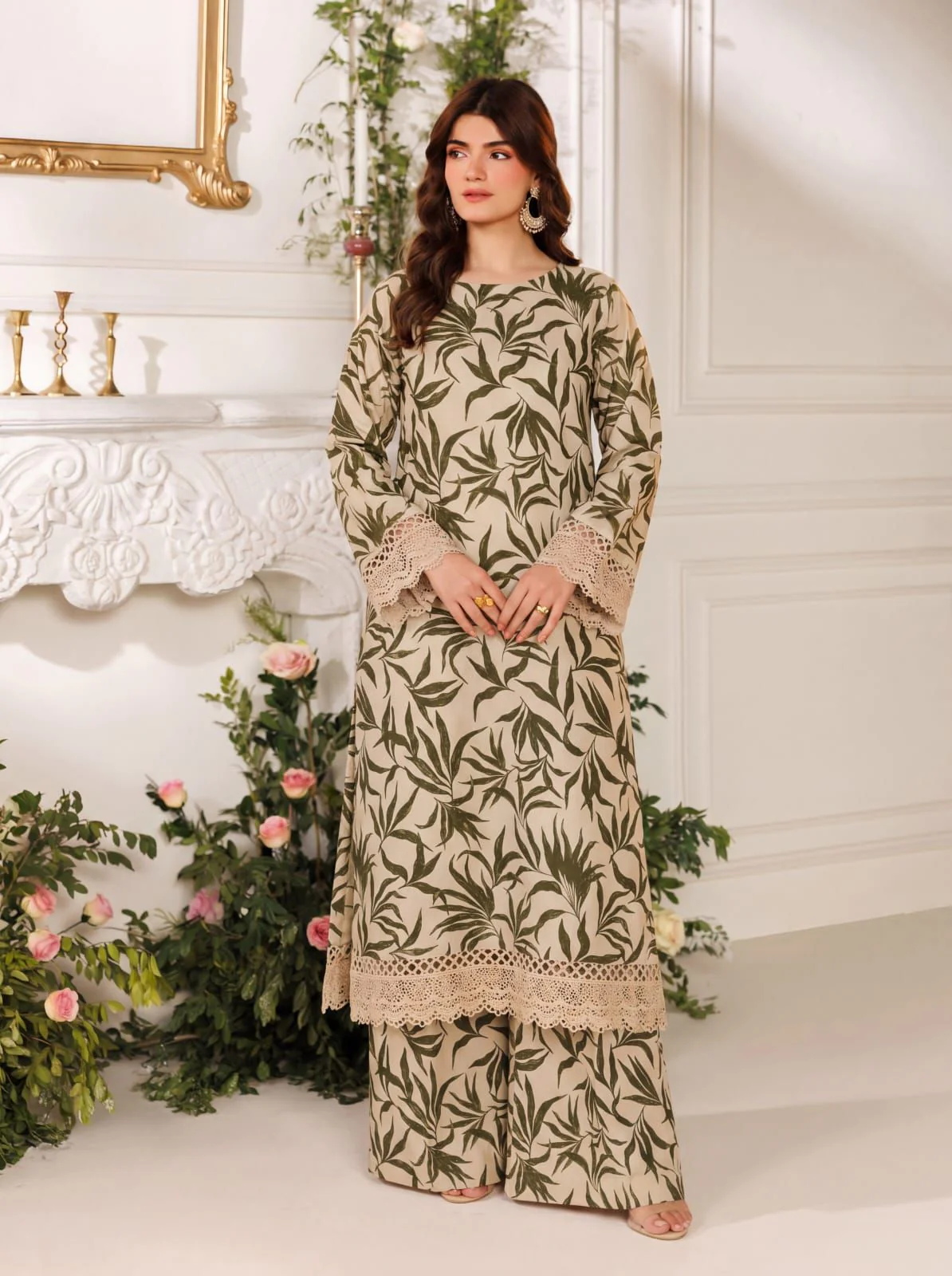 2PC UN-STITCHED LAWN