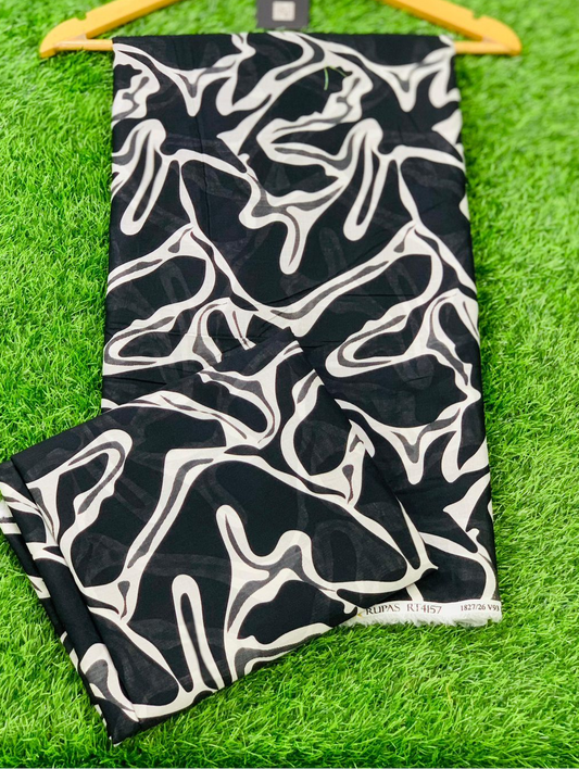 2PC UN-STITCHED LAWN