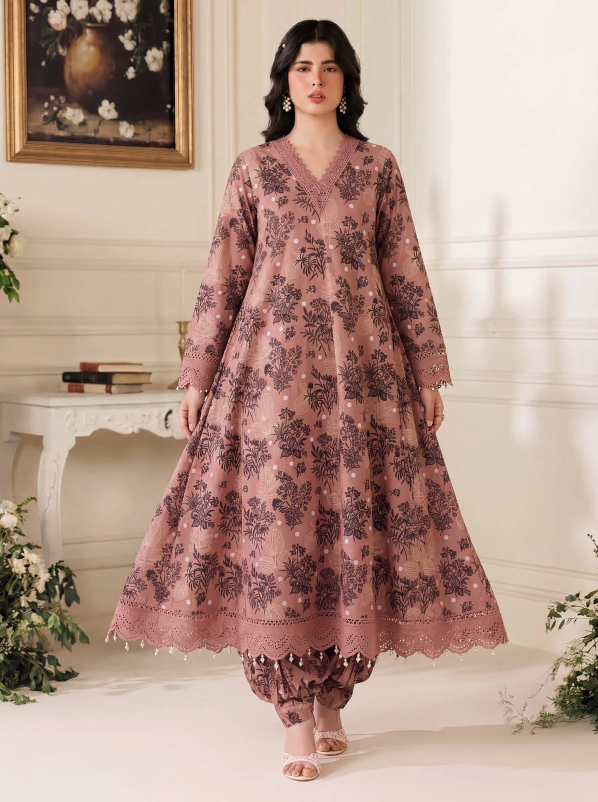 2PC UN-STITCHED LAWN