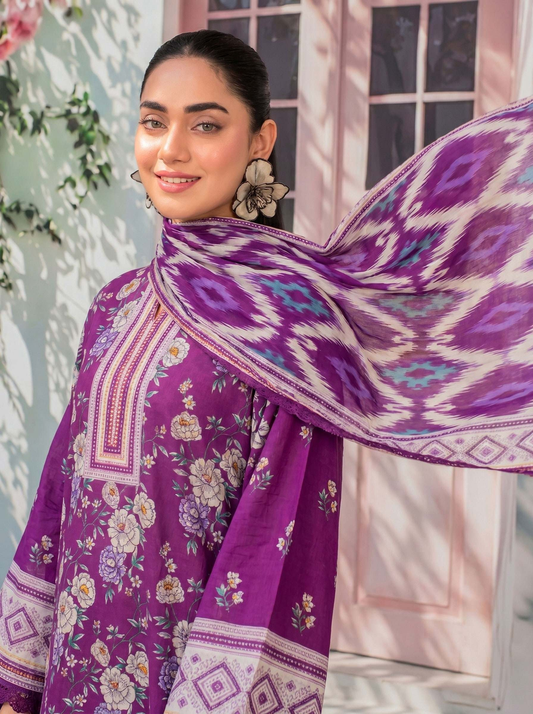 3 PIECE UN-STITCHED LAWN