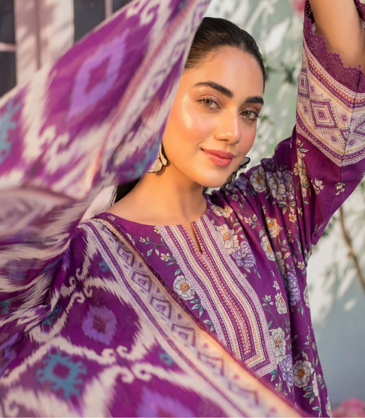 3 PIECE UN-STITCHED LAWN