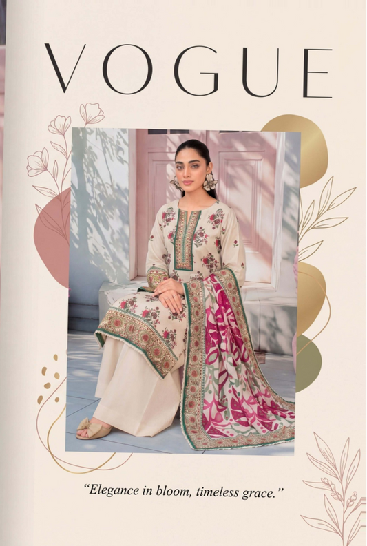 3 PIECE UN-STITCHED LAWN