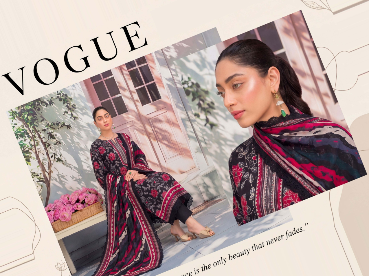 3 PIECE UN-STITCHED LAWN