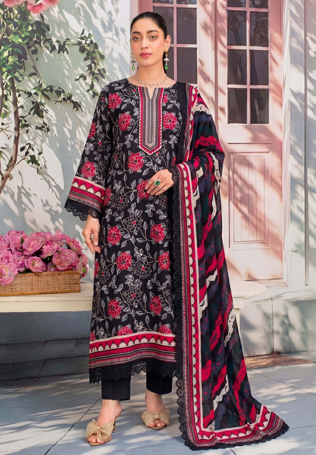 3 PIECE UN-STITCHED LAWN