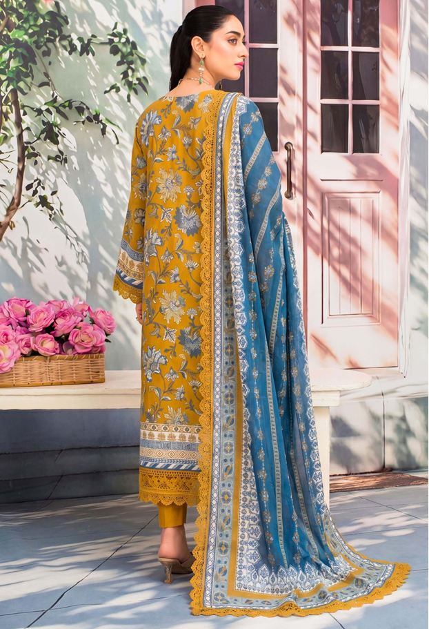 3 PIECE UN-STITCHED LAWN