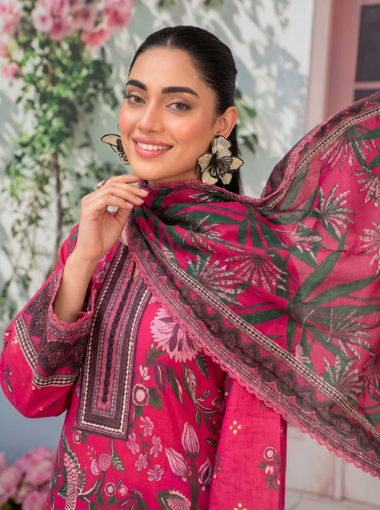 3 PIECE UN-STITCHED LAWN