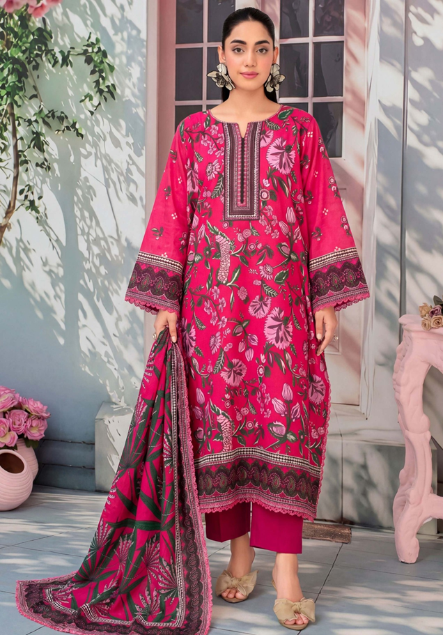 3 PIECE UN-STITCHED LAWN