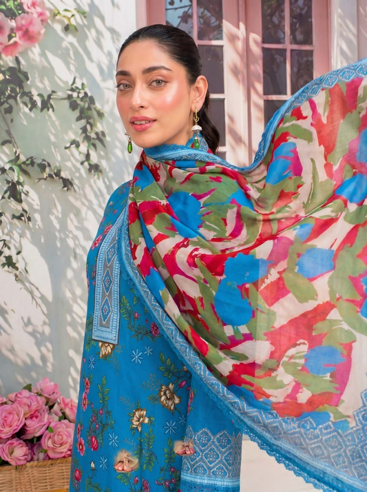 3 PIECE UN-STITCHED LAWN