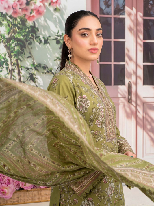3 PIECE UN-STITCHED LAWN