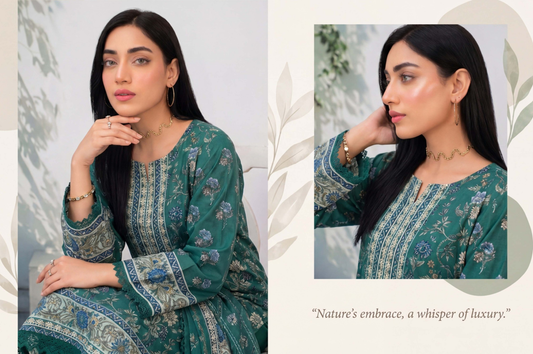 3 PIECE UN-STITCHED LAWN