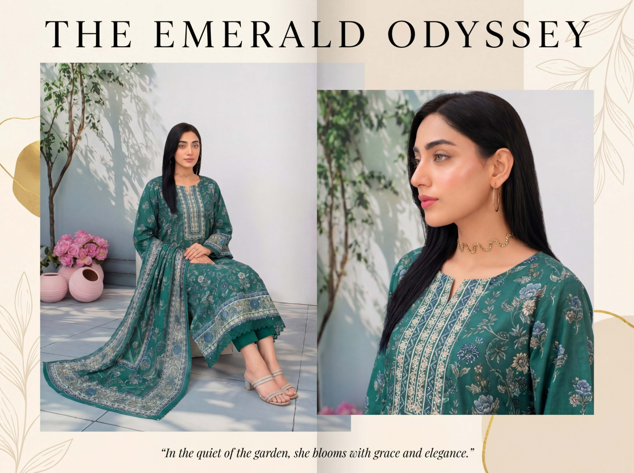 3 PIECE UN-STITCHED LAWN